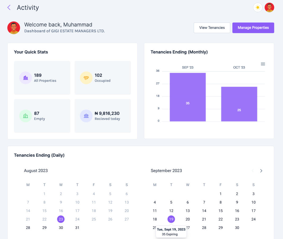 FacilityPlug Dashboard